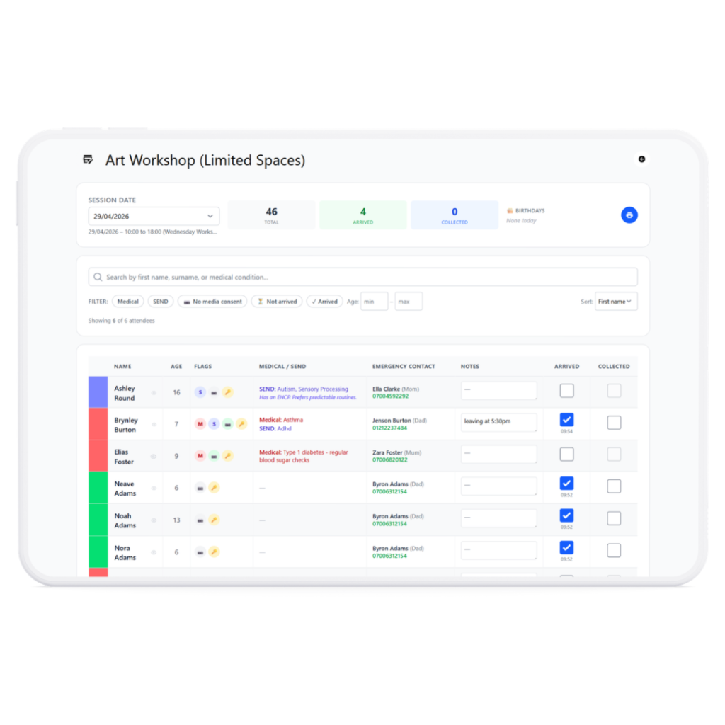 Realtime registers